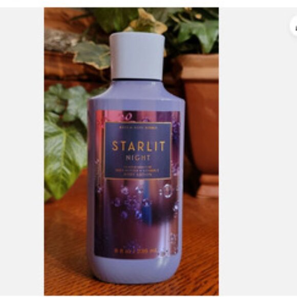 NEW ~ Bath & Body Works Starlit Night Body Lotion, Shea Butter & Vitamin E - Picture 1 of 7